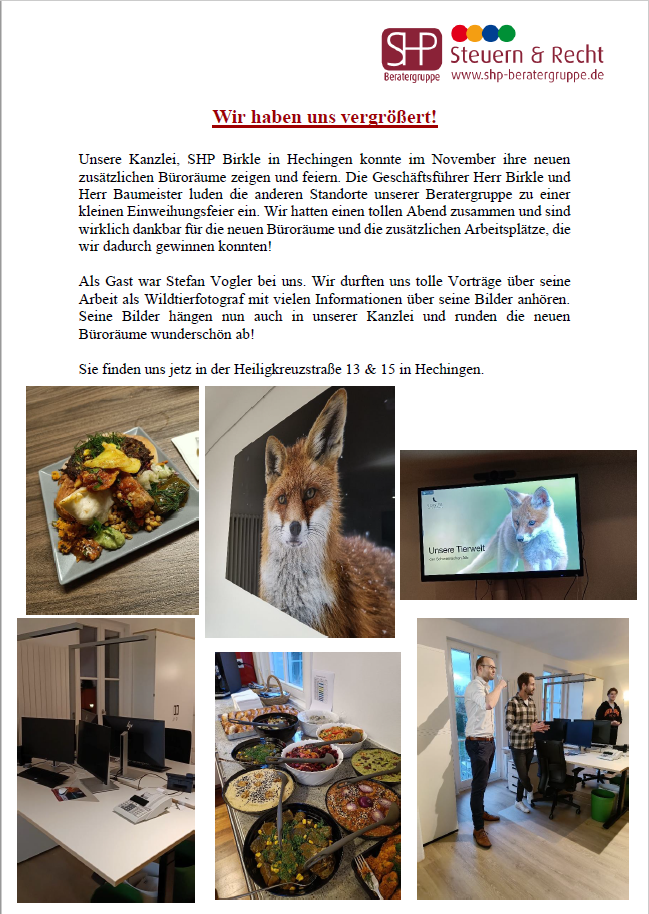 Foto: ©Scharf • Hafner & Partner mbB - Wir haben uns vergrößert!